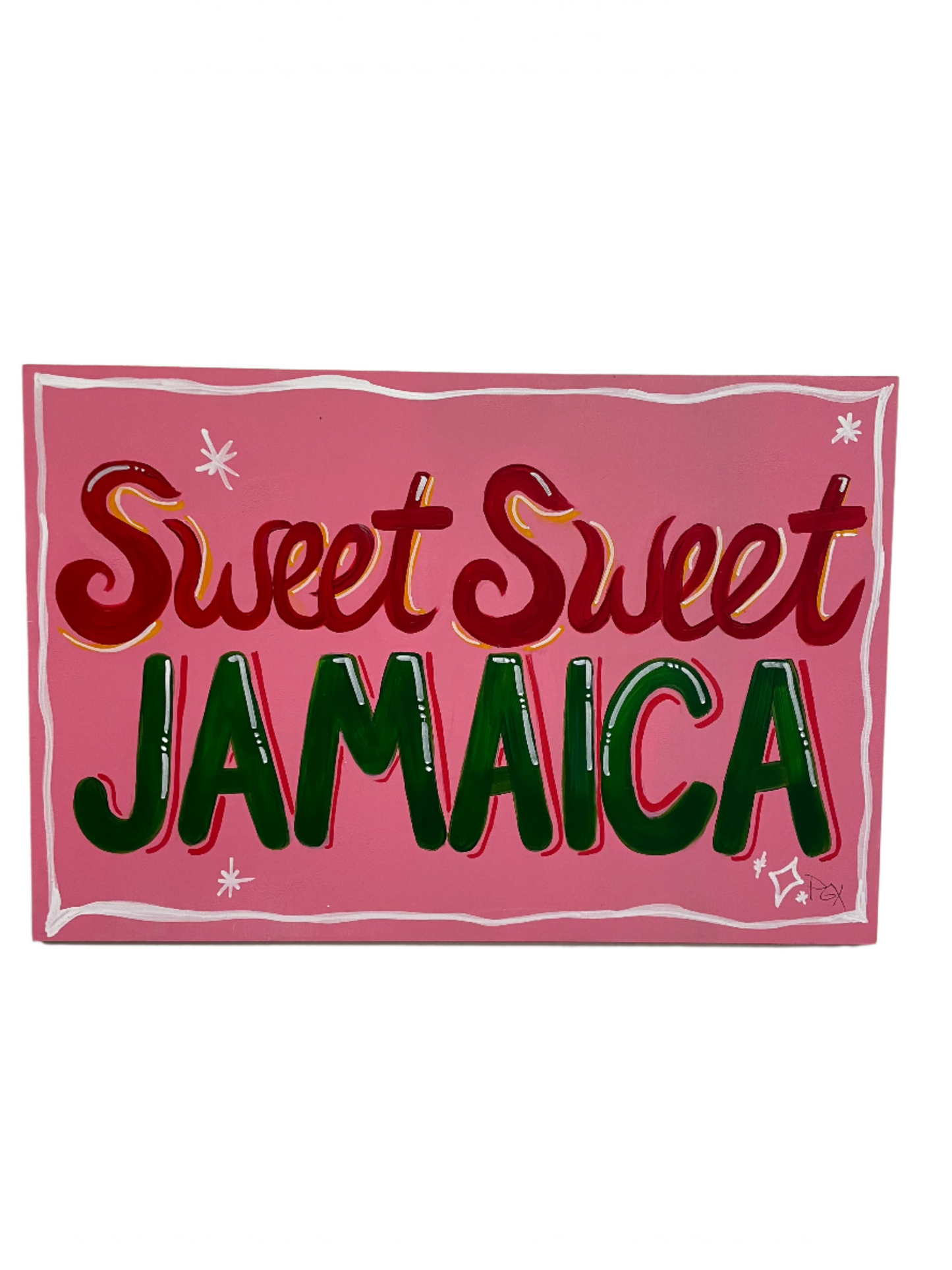 "Sweet Sweet Jamaica" Original Sign